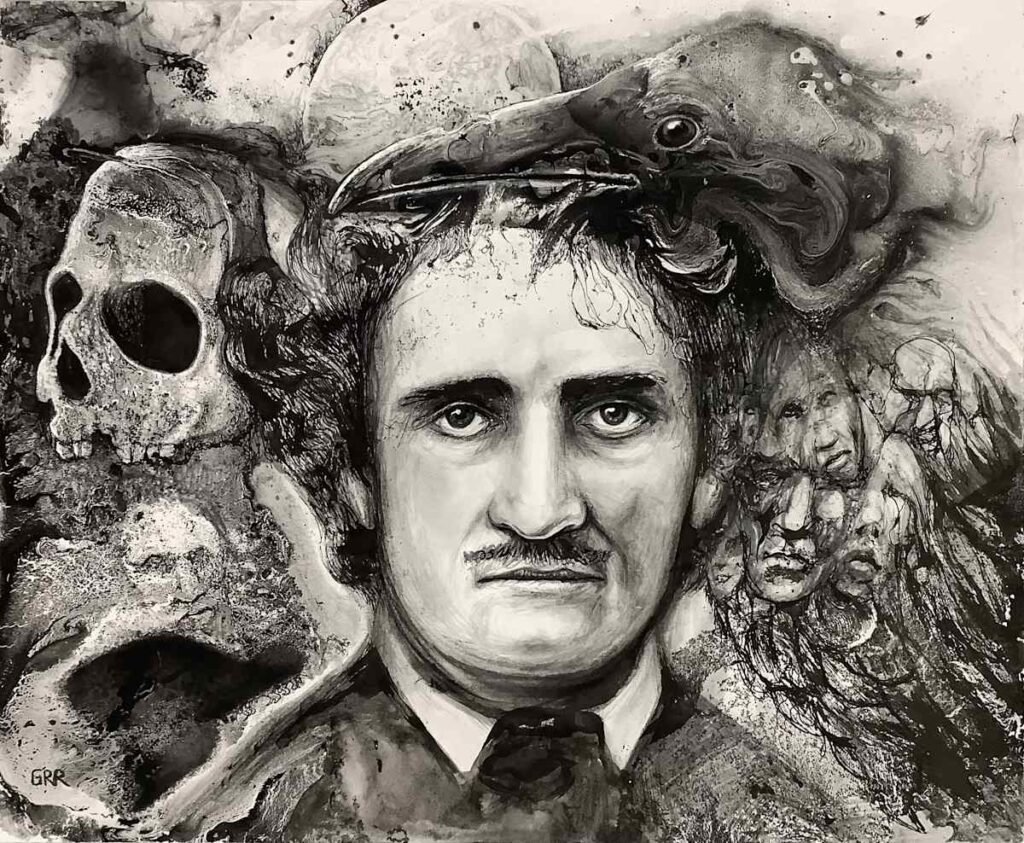 Portrait of Edgar Allan Poe — Glen Ronald