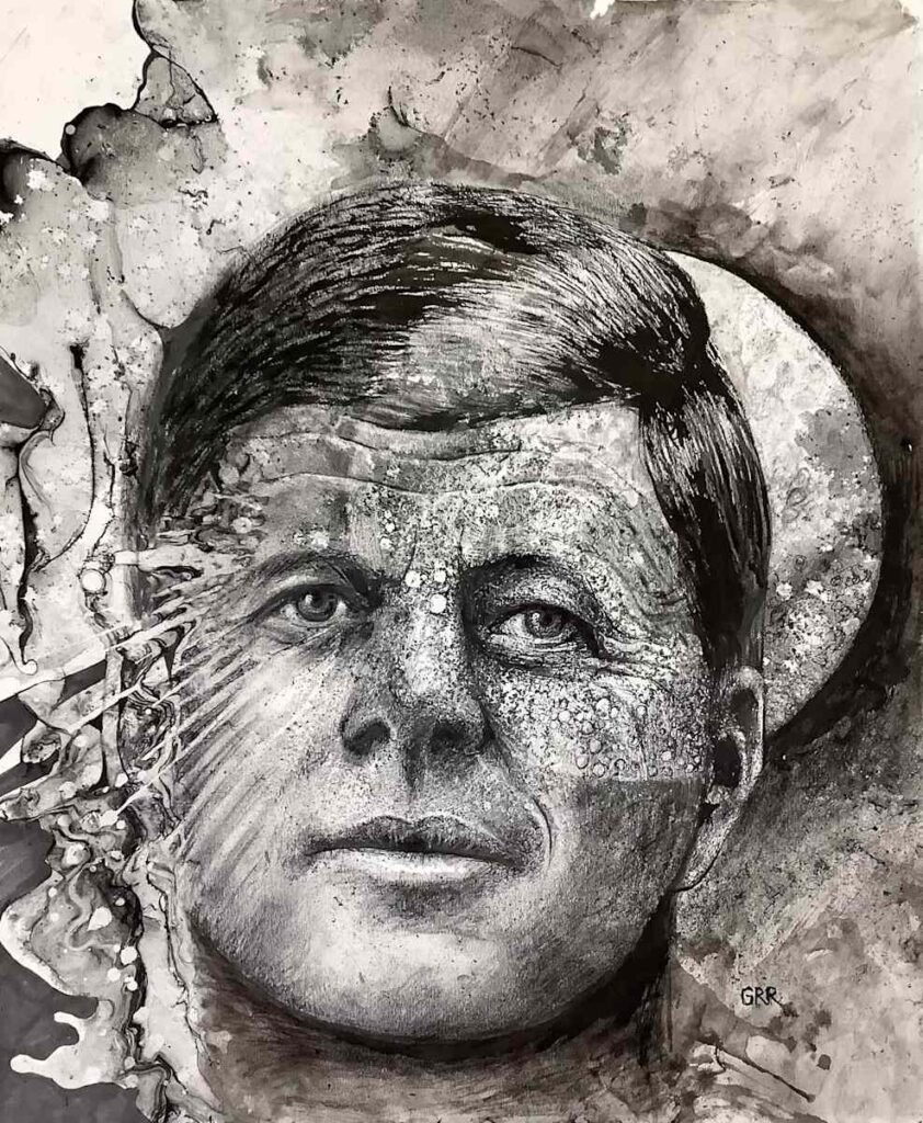 Portrait of John F Kennedy — Glen Ronald
