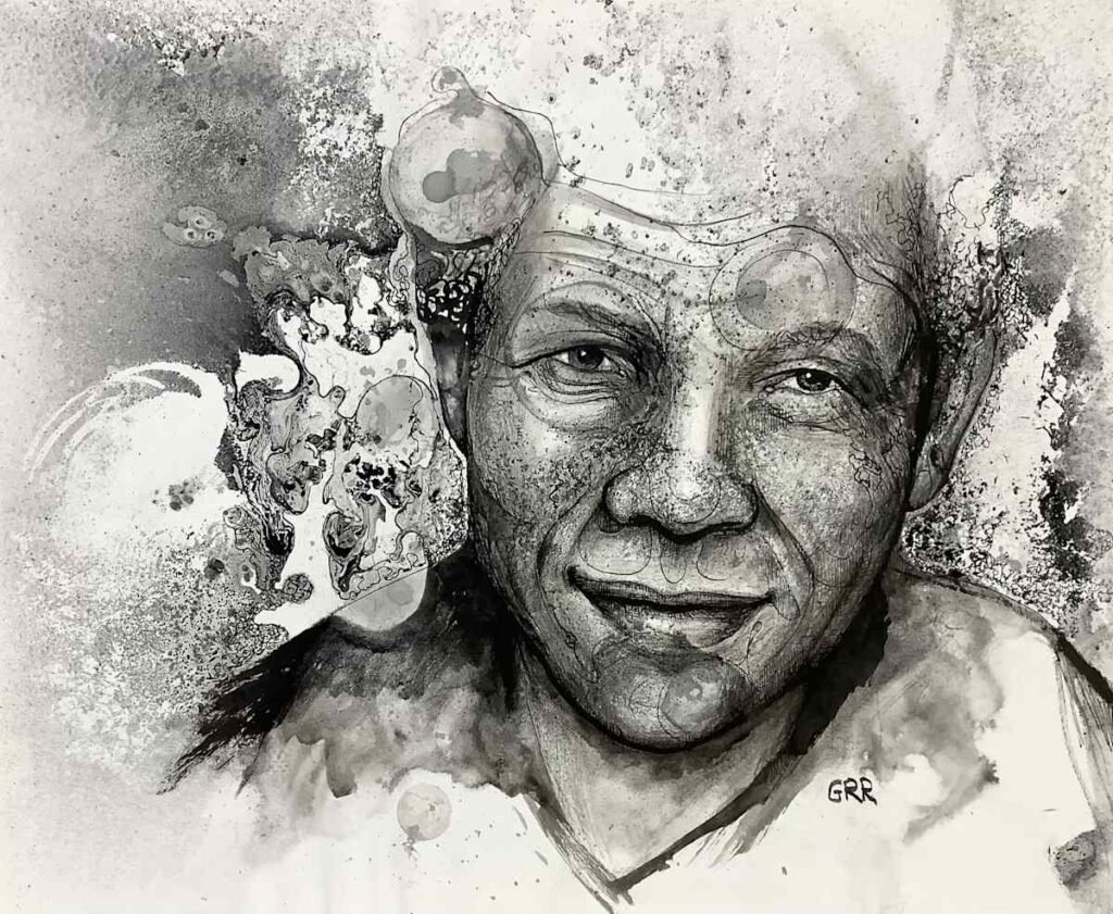 Portrait of Nelson Mandela — Glen Ronald